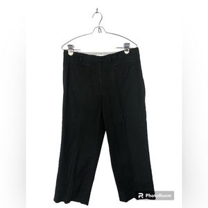 Tommy Hilfiger Women’s Golf Pant Cropped Wide Leg Canvas Straight Leg